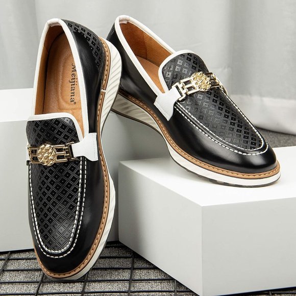 Men\'s Black Oxford Shoes Dress Shoes Men\'s Lightweight lace-up Fashion Shoes main image 5